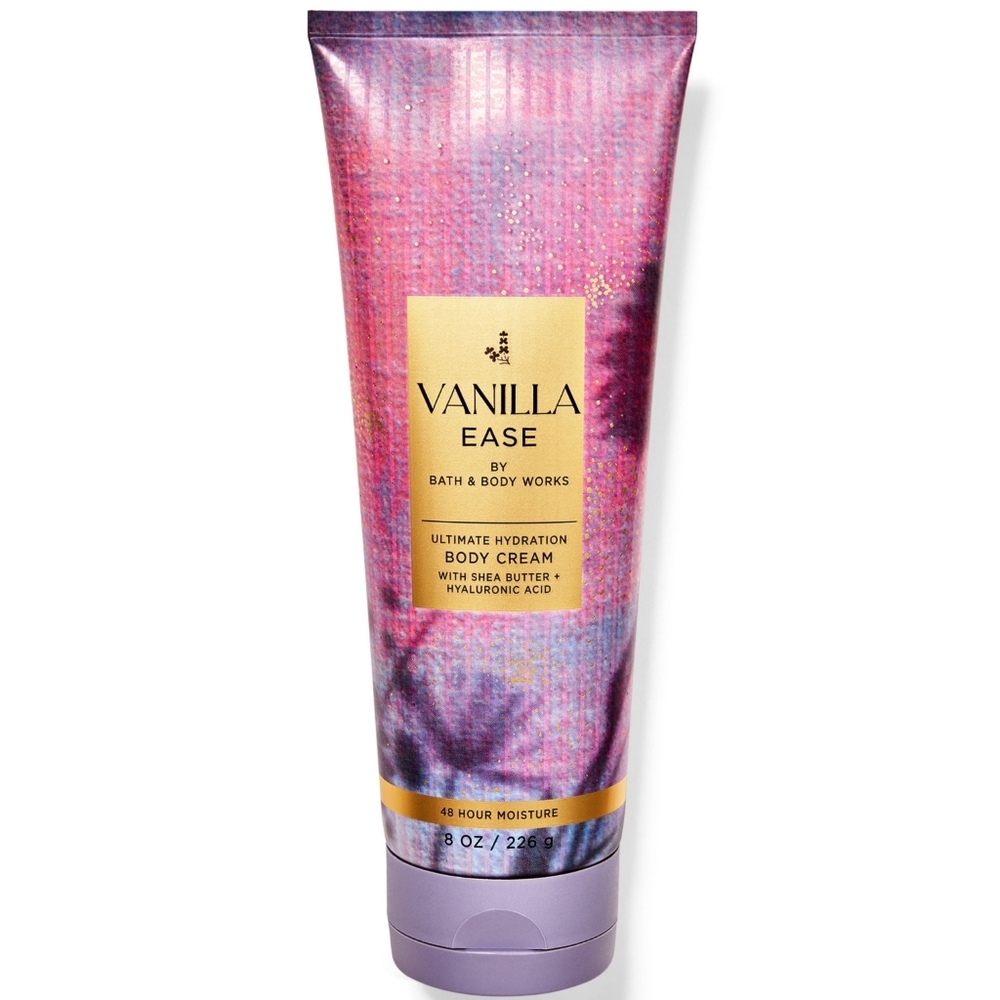 Bath & Body Works Vanilla Ease Body Cream 8oz NEW
